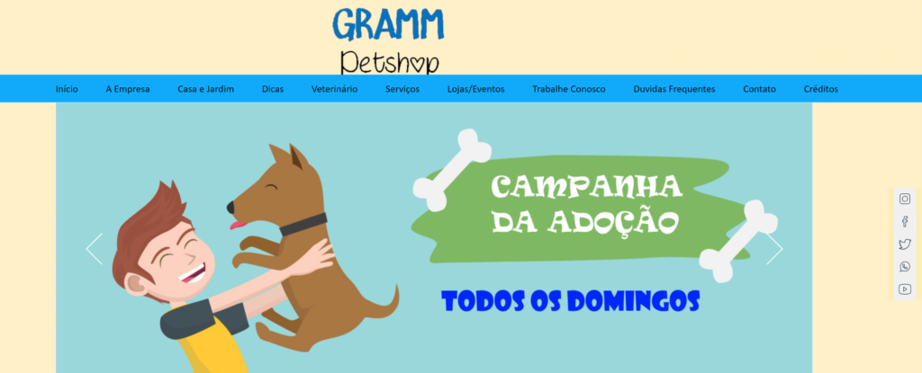 Grann Petshop - trabalho primeiro semestre