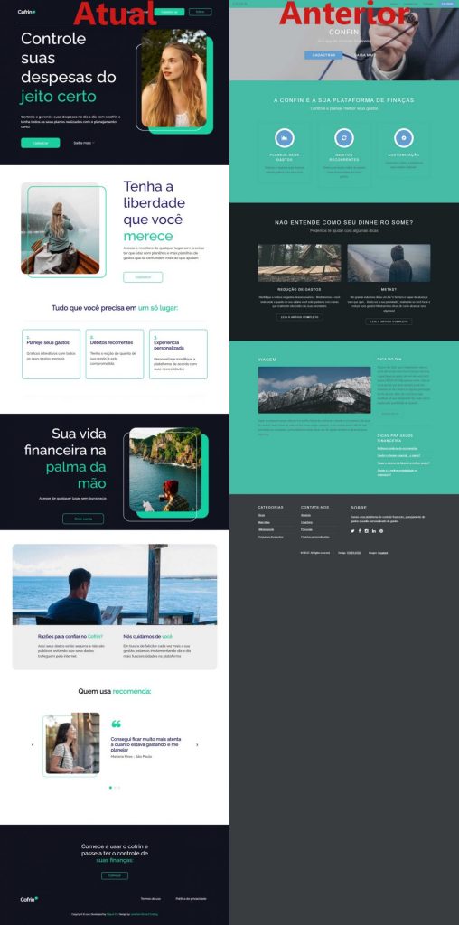HomePage do site - Cofrin
